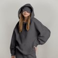 thumbnail image 5 of GEWSEY Hoodie with Eye Mask Built In,Comfort Airplane Mode Travel Hoodies with Hidden Pockets,Blanket Hoodie for Women Men (Dark Gray, 4XL), 5 of 9