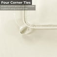 thumbnail image 4 of Superior Solid Comforter Down Alternative Bedding, Full, Ivory, 4 of 13