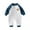 Blue, variant on Newborn Baby Boy Fall Winter Clothes Long Sleeve Romper Jumpsuit Cute Infant One Piece Outfit Black 0-3 Months