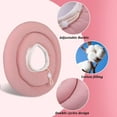 thumbnail image 4 of Dog Recovery Collar, Waterproof Soft Dog Cone After Surgery, Comfy Protective Elizabethan Collar Alternative for Dogs Cats, Adjustable Pet Neck Donut Cone Anti-Licking Biting Wounds, 4 of 7