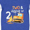thumbnail image 4 of Inktastic Two and Digging It Bulldozer 2nd Birthday Boys or Girls Baby Bodysuit, 4 of 5
