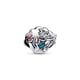 thumbnail image 3 of Aretes De Anillo De Plata Real Ariel Ursula Magic shell Rojo Cangrejo Sebastian Skewer Charm 925s, 3 of 4