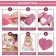 thumbnail image 5 of 30 Pieces Facial Sponges With Container, Heart Shape Compressed Natural Cleaning Pads For Exfoliating Makeup Removal, 5 of 5