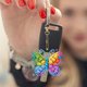 thumbnail image 3 of Llavero Pintura Diamantes 6pcs Forma Especial Doble Cara Rainbow Mariposa, 3 of 9