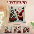 thumbnail image 3 of Christmas Pillowcase (excluding Pillow Core) Adopts Friendly Active Printing And Dyeing Technology The Pattern Color Is Saturated And And The Are V, 3 of 6