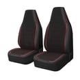 thumbnail image 1 of 2 fundas para reposacabezas de asientos delanteros y traseros, protector universal impermeable para cojines de asientos de SUV, sedanes, autos y Rojo, 1 of 8