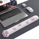 thumbnail image 3 of ReposamuñEcas para Gatos, Soporte para MuñEcas para Gatos con Teclado de 2 Piezas para Aliviar el Dolor Al Escribir, Soporte para MuñEcas para Juegos de Teclado de Computadora, 3 of 7