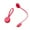 Red, variant on COM1950s Magnetic Cable Ties, Magnetic Cable Ties for Bundling and Organizing Cables and Wires