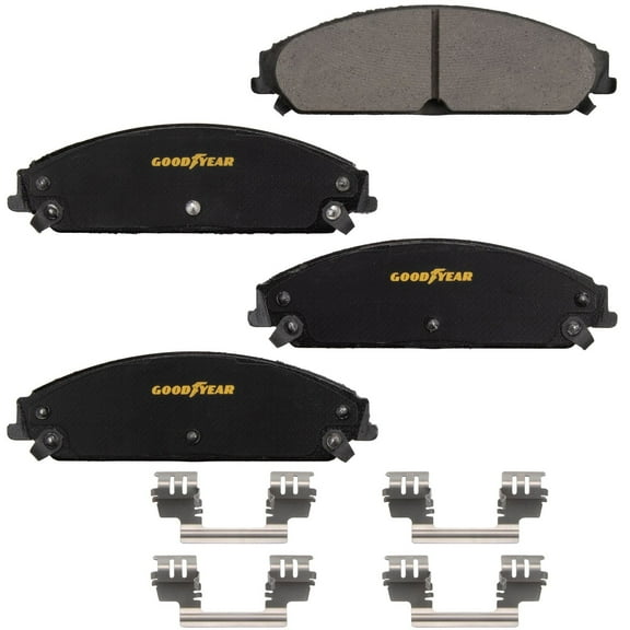 Goodyear Brakes GYD1058 Premium Ceramic Automotive Front Disc Brake Pads Set