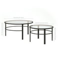 thumbnail image 4 of Evelyn&Zoe Gaia Round Nested Coffee Table, Blackened Bronze, 4 of 9