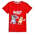 thumbnail image 5 of 5-12Years Kids Bingo Bluey T Shirt Cartoon Bluey Fans Boys Girls Summer Casual Short Sleeve Print Tee Tops Birthday Xmas Gift, 5 of 5