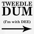 thumbnail image 3 of CafePress - Tweedle Dum T Shirt - 100% Cotton Ringed T-Shirt, 3 of 4