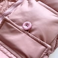 thumbnail image 4 of Girls Winter Coat Bear Ear Hooded Jacket Fleece Lined Mid Length Zip Quilted Warm for Winter Daily Outerwear for Girls with Pockets, 4 of 9
