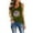 Army Green, variant on DailyTrove Women's American Flag Graphic Sleeveless Tank - Casual V-Neck Top, Patriotic for Holidays & Outings