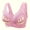Hot Pink bras, variant on Pimelu Bras for Women Push Up Bras Womens Wireless Bra Front Closure Button Plus Size Push up Bralettes Seniors Breathable Comfort Compression Daily Bras Underwear