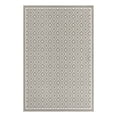thumbnail image 3 of Unique Loom Outdoor Trellis Collection Area Rug - Kafes (6' x 9' Rectangle Gray/Ivory), 3 of 7