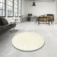 thumbnail image 4 of Ahgly Company Machine Washable Indoor Rectangle Contemporary Lemon Chiffon Beige Area Rugs, 6' x 9', 4 of 7