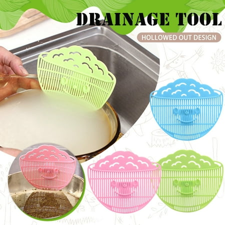 

Rong Yun Kitchen Manual Draining Smiling Face Rice Washing Device Clip Type Kitchen Utensil(Buy 2 Get 1 Free)