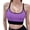 Light Purple, variant on idosla Women's Sports Bra Sexy Open Back Padded Adjustable Strappy Yoga Bra Low Impact Crop Workout Gym Top (Light Purple, L)