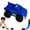 Blue, variant on Magnetic Wall Climbing Toy Car, Anowadays Wall Climbing Car, Anti-Gravity Climber Toy for Kids, Inertial Magnetic Levitation, Puzzle Decompression Toys for Boys (Blue)