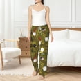 thumbnail image 6 of Lsque Gnomes Playing in the Garden Print Women's Pajama Pants, Lounge Pant - Comfortable Home Wear,Elastic Waistband, Stylish Design-Large, 6 of 9