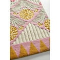 thumbnail image 2 of AARISH RUGS Yellow Geometric Non-Slip Backing Modern Rug - Tufted Wool Area Rug for Living Room, Bedroom, Any Room and Hallway (8X10 ft), 2 of 5