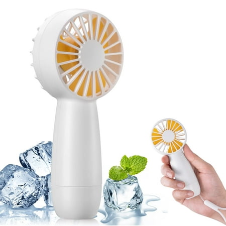 

Handheld Fan Portable Mini USB Fan Quiet with 3 Speeds Rechargeable Hand Fans Mini USB Fan 23 Hours Strong Airflow Small Pocket Fan Battery for Travel Home