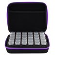 thumbnail image 1 of Botellas caja almacenamiento 30 diamante pintura encantos bordado herramienta bolsa púrpura, 1 of 9