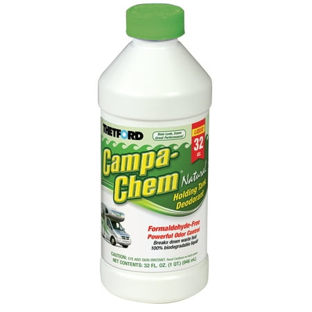 Campa-Chem Natural RV Holding Tank Treatment - Deodorant / Waste Digester / Detergent - 32 oz - Thetford