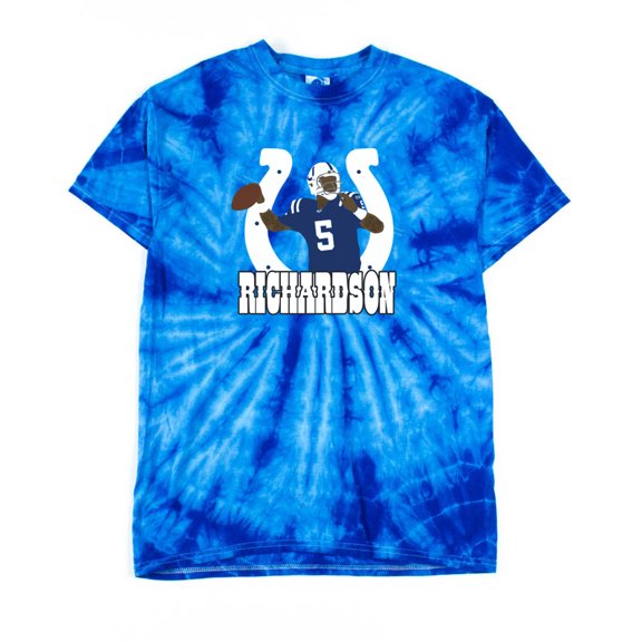 TIE-DYE Anthony Richardson Colts Logo Shirt T-Shirt