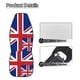 thumbnail image 5 of Funda de asiento con rayas azules y rojas, con estampado de bandera británica, para asientos delanteros y traseros, fácil de instalar, protector y accesorios para autos, camionetas, furgonetas y SUV,, 5 of 9