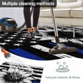 thumbnail image 5 of American Flag Outdoor Rug 5x7 Ft - Reversible Patio Rug Outdoor Camping Rugs, Farmhouse Sunflowers Shabby Chic Country Black Blue Indoor Outdoor Area Rugs, Non-Slip Outdoor Carpet for Deck/Porch, 5 of 8