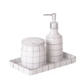 thumbnail image 3 of Sparrowhawk International Sparrowhawk Brandon  3-Piece Powder Room, Completer Set Black/White, 3 of 4