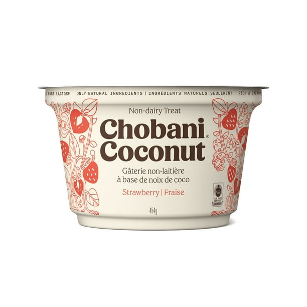 Chobani Strawberry flavoured CoconutBased Yogurt Walmart.ca