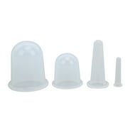 Silicone Cupping Set to Eliminate Cellulite and Wrinkle Removal Facial Vacuum Suction Cup