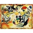 thumbnail image 2 of Kandinsky, Wassily 24x19 Black Modern Framed Museum Art Print Titled - The Last Judgement 1912, 2 of 4