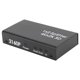 thumbnail image 4 of Convertidor 1x2 de alta definición, 1 entrada y 2 salidas, 100-240 V, enchufe estadounidense, para divisor HDMI 24K de doble pantalla sin interrupciones, 4 of 8