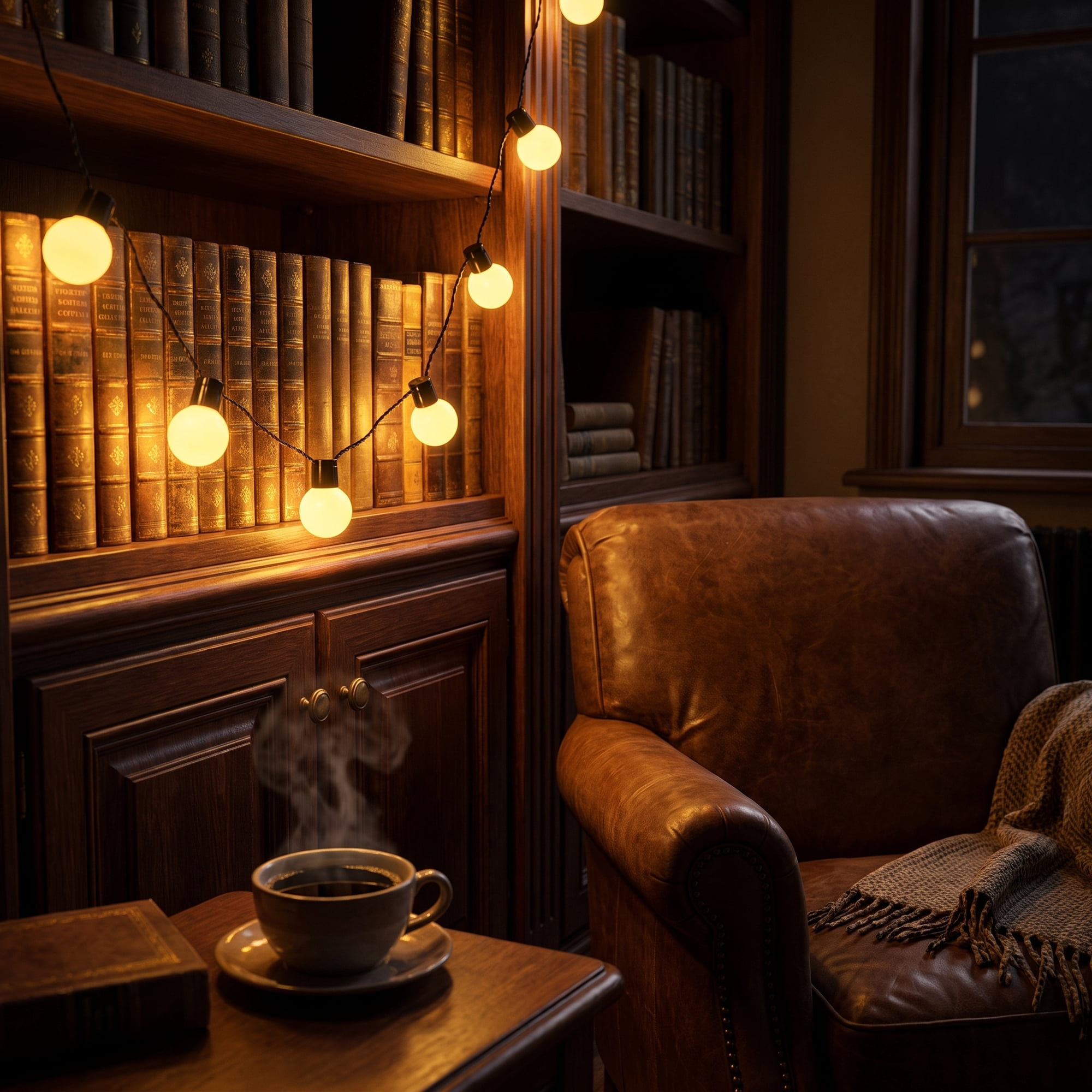 Unique Bargains Lights for Indoor Garlands with Vintage Style 16.4 ft Battery Operated