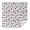 White Cow Spot, variant on White Cow Spot Pattern Square Tablecloth,Waterproof Square Table Cover,Wipeable Spillproof Washable Table Cover for Home Kitchen Party Decor 42"X42"(107x107cm)