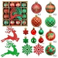 thumbnail image 2 of 40 Packs Shatterproof Christmas Decorations Ornaments with Hanging Loops for Christmas Tree Decoration Xmas Decor Holiday Wedding Party Hand-held Gift Package, 2 of 9