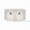White, variant on Blanco 443089 Valea Equal Double Low Divide Kitchen Sink - Soft White