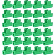30Pcs Greenhouse Film Clamps, Plastic Film Buckle Clip for 11mm Plant Stakes Greenhouse Film Row Cover Netting Tunnel Hoop Clips