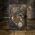 thumbnail image 3 of 1pc, Steampunk Art Manual Notebook, School Supplies, Back To School, Notebook, Libretas, Notebooks For School, Notebooks, Aesthetic School Supplies, School, Books, 3 of 4