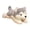 Gray, variant on Plush Toy Husky Stuffed Animal, Soft Cuddly Pillow Doll for Sleeping, Decorative Couch Companion, Home Decor Gift, Brown Lying Dog Figure