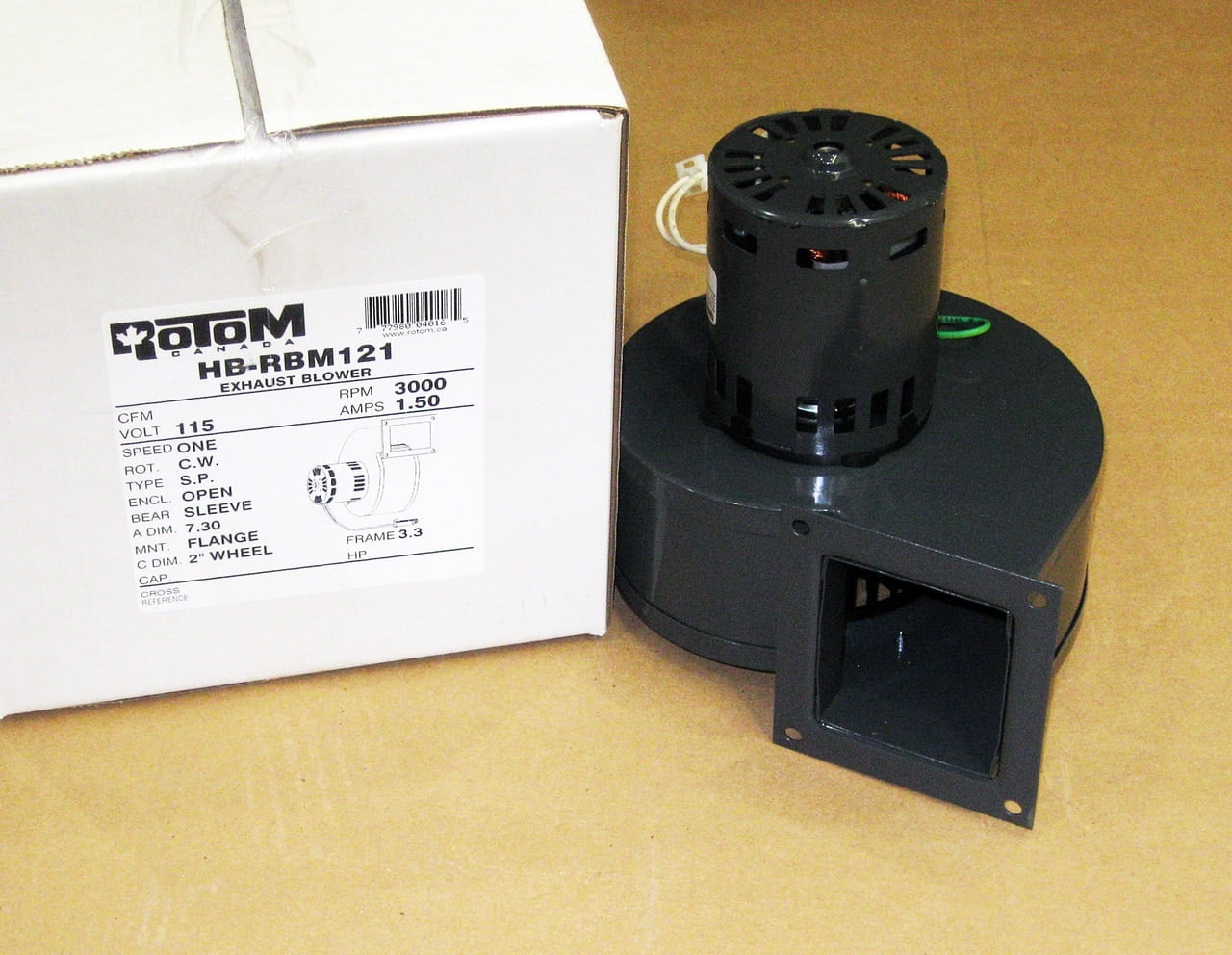 Rotom HB-RBM121 Blower Motor for sale online 