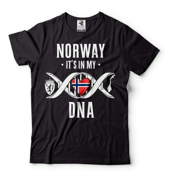 Norway Patriotic Shirt It's in My DNA Shirt Norway Shirt Viking Gifts Norwegian DNA Patriotic Shirt