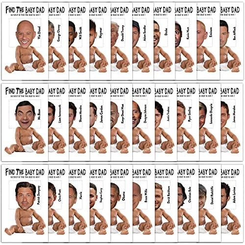 Juegos de Baby Shower Nopoben 36 Tarjetas