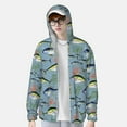 thumbnail image 2 of Fotbe Various Wild Sea Fish Chaqueta con Protección Solar UPF 50+ para Hombre y Mujer, Camisa con Capucha y Bolsillos-XX-Large, 2 of 7