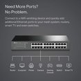 thumbnail image 3 of TP-Link TL-SG1024S - Switch - unmanaged - 24 x 10/100/1000 - desktop, rack-mountable, 3 of 3