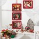 thumbnail image 2 of KAKOWELY 12 marcos de fotos colgantes para árbol de Navidad, exquisitos adornos para marcos de fotos DIY., 2 of 5